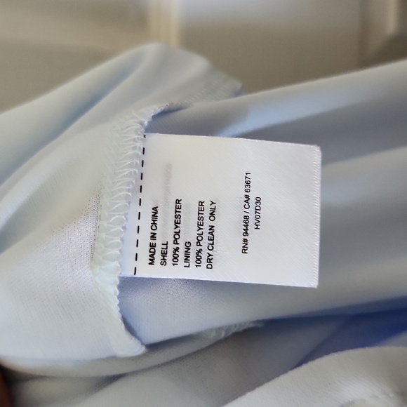 Laundry by Selli Segal blue maxi halter dress SZ 2 - Picture 8 of 10